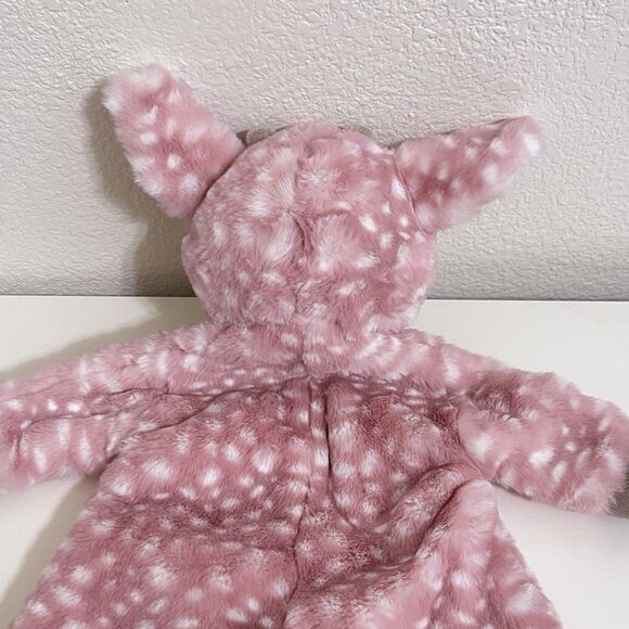 Douglas Baby Cuddle Toys Farrah Pink Fawn Sshlumpie Security Blanket Lovey 17" - Picture 11 of 13